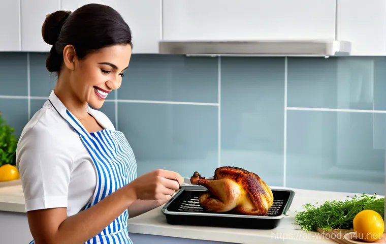 양식 조리법과 HACCP 기준 - The Confident Home Chef and Food Safety**
    "A brightly lit, modern yet cozy home kitchen with sub...